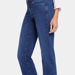 New Women’s NYDJ Not Your Daughters Stretch Denim Jeans Marilyn Straight Leg 00